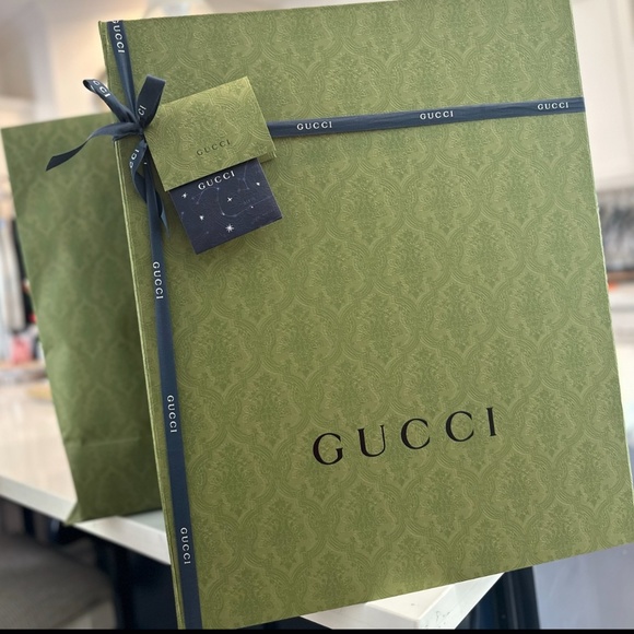 Gucci Ophidia GG Large Tote In Beige and Blue Supreme - Picture 13 of 15